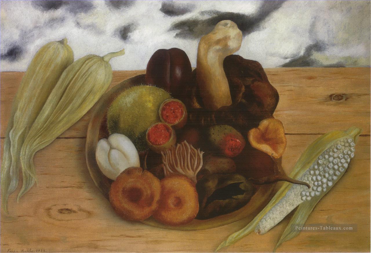 Fruits de la Terre Frida Kahlo Nature morte décor Peintures à l'huile